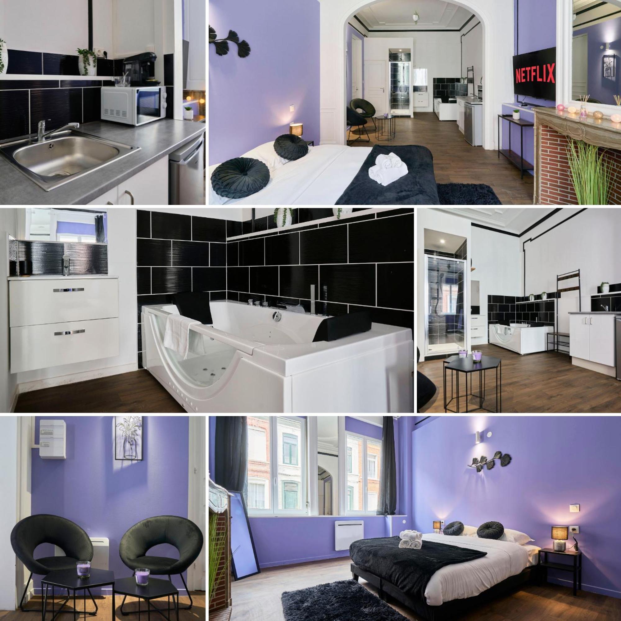 Ng Prestige - Lille L Trichon - Balneo - Netflix - Wifi Appartement Roubaix